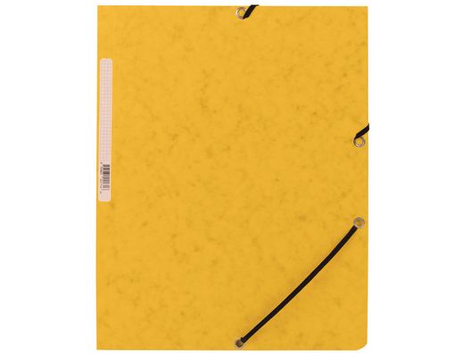 Carpeta Q-Connect Gomas Kf02166 Carton Simil-Prespan Solapas 320X243 mm Amarilla