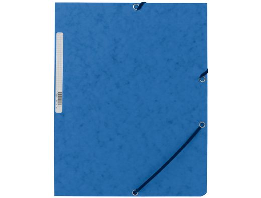 Carpeta Q-Connect Gomas Kf02167 Carton Simil-Prespan Solapas 320X243 mm Azul