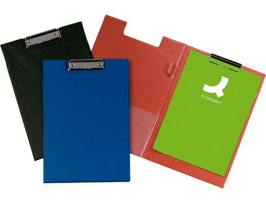 Carpeta Q-Connect Miniclips Plastico Din A4 Negra