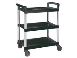 Carro de Servicio Multifuncional Q-Connect 3 Estantes de Polipropileno 830X420X970 Mm