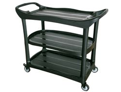 Carro de Servicio Multifuncional Q-Connect 3 Estantes Pl Stico 1115X524X940