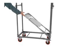 Carro para el transporte Alextrolley de 60 sillas plegables modelo Alex