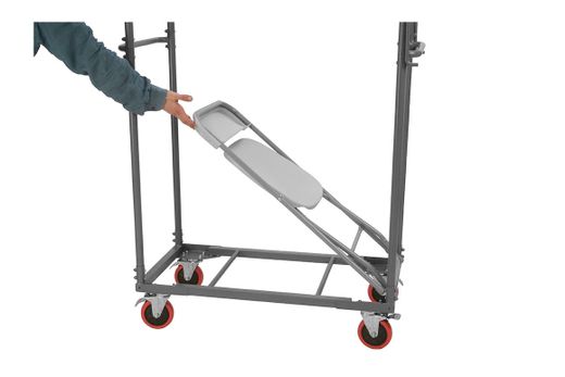 Carro para el transporte Alextrolley de 60 sillas plegables modelo Alex