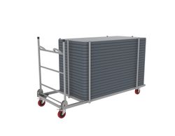 Carro plegable XL trolley con base extensible