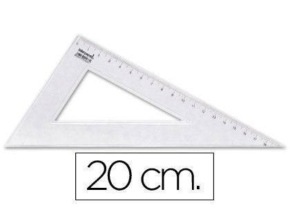 Cartabon Liderpapel 20 cm Plastico Cristal