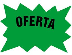 Cartel Cartulina Etiquetas Marcaprecios Verde Fluorescente 160X110 mm -Bolsa de 50 Etiquetas