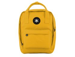 Cartera antartik mochila 2 asas y bolsillos exteriores amarillo 300x115x390 mm