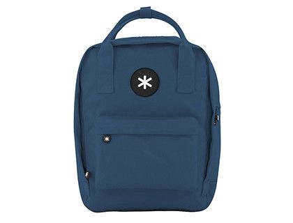Cartera antartik mochila 2 asas y bolsillos exteriores azul marino 300x115x390 mm