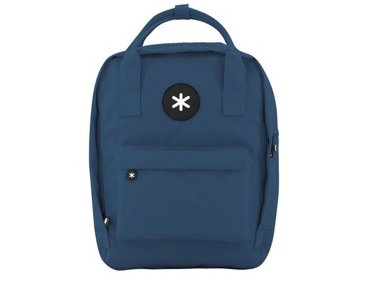 Cartera antartik mochila 2 asas y bolsillos exteriores azul marino 300x115x390 mm