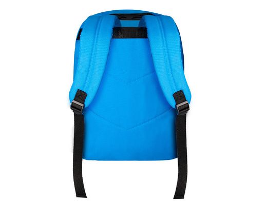 Cartera antartik mochila con asa y bolsillo frontal concremallera color azul 320x140x430 mm