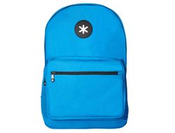 Cartera antartik mochila con asa y bolsillo frontal concremallera color azul 320x140x430 mm