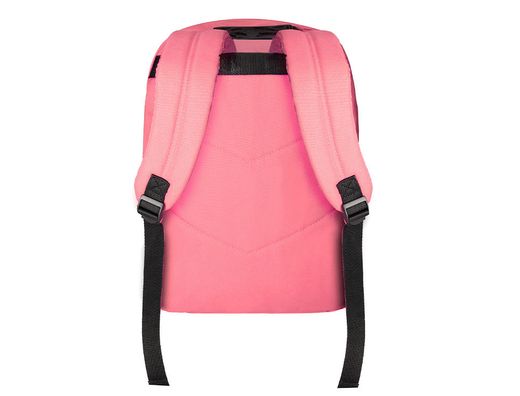 Cartera antartik mochila con asa y bolsillo frontal concremallera color coral 320x140x430 mm