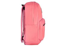 Cartera antartik mochila con asa y bolsillo frontal concremallera color coral 320x140x430 mm
