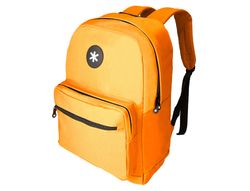 Cartera antartik mochila con asa y bolsillo frontal concremallera color mostaza 320x140x430 mm