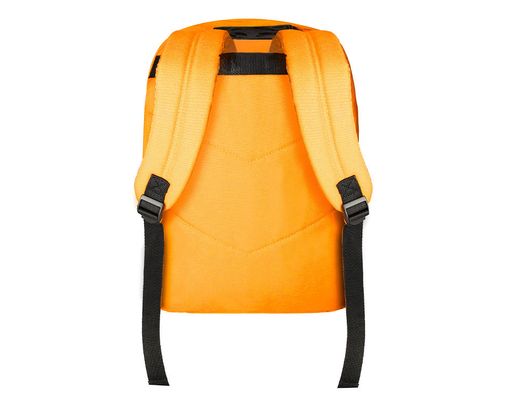 Cartera antartik mochila con asa y bolsillo frontal concremallera color mostaza 320x140x430 mm