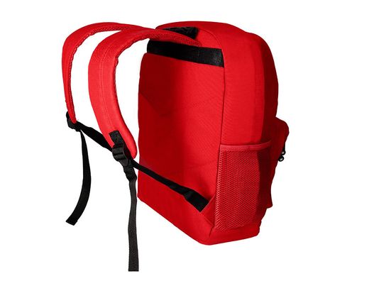 Cartera antartik mochila con asa y bolsillo frontal concremallera color rojo 320x140x430 mm