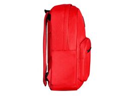 Cartera antartik mochila con asa y bolsillo frontal concremallera color rojo 320x140x430 mm
