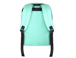 Cartera antartik mochila con asa y bolsillo frontal concremallera color verde menta 320x140x430 mm
