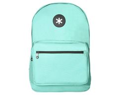 Cartera antartik mochila con asa y bolsillo frontal concremallera color verde menta 320x140x430 mm