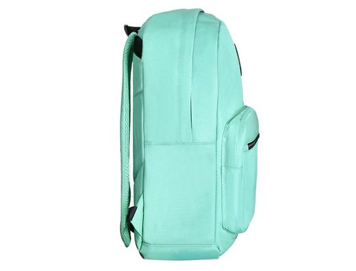 Cartera antartik mochila con asa y bolsillo frontal concremallera color verde menta 320x140x430 mm