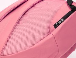 Cartera antartik mochila con asa y bolsillos con cremallera color coral 310x160x410 mm