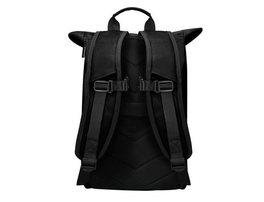 Cartera antartik mochila water proof enrollable diseño casual color negro 480x130x280 mm