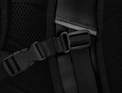 Cartera antartik mochila water proof enrollable diseño casual color negro 480x130x280 mm