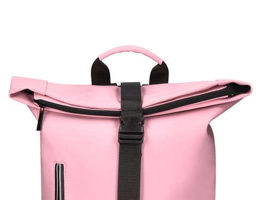 Cartera antartik mochila water proof enrollable diseño casual color rosa 480x130x280 mm