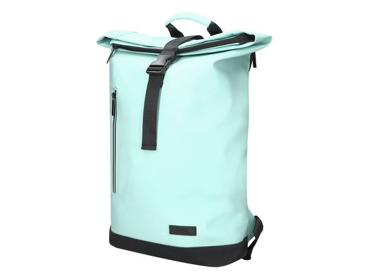 Cartera antartik mochila water proof enrollable diseño casual color turquesa 480x130x280 mm