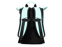 Cartera antartik mochila water proof enrollable diseño casual color turquesa 480x130x280 mm