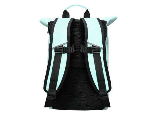 Cartera antartik mochila water proof enrollable diseño casual color turquesa 480x130x280 mm