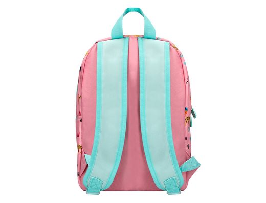 Cartera escolar liderpapel moc hila infantil safari diseño cebra rosa 330x100x250 mm