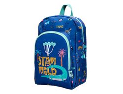 Cartera escolar liderpapel moc hila infantil safari diseño cocodrilo azul marino 330x100x250 mm