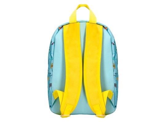 Cartera escolar liderpapel moc hila infantil safari diseño leon azul 330x100x250 mm