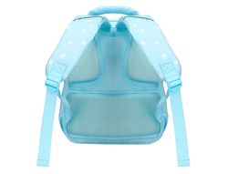 Cartera escolar liderpapel moc hila multibolsillo infantil flowers azul 350x110x270 mm