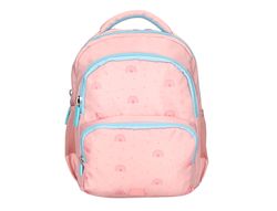Cartera escolar liderpapel moc hila multibolsillo infantil rainbows rosa 350x110x270 mm