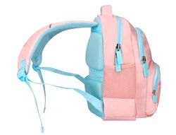 Cartera escolar liderpapel moc hila multibolsillo infantil rainbows rosa 350x110x270 mm