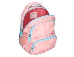 Cartera escolar liderpapel moc hila multibolsillo infantil rainbows rosa 350x110x270 mm