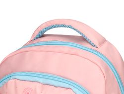 Cartera escolar liderpapel moc hila multibolsillo infantil rainbows rosa 350x110x270 mm