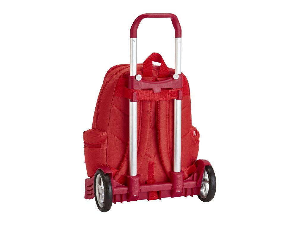 Cartera escolar safta con carro sporting de gijon 320x430x170