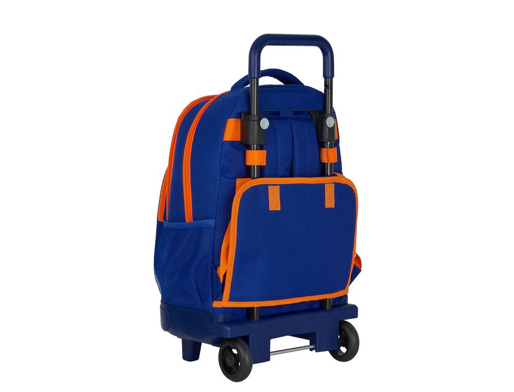 Cartera escolar safta con carro valencia basket club mochila grande con ruedas compact extraible 330x220x450