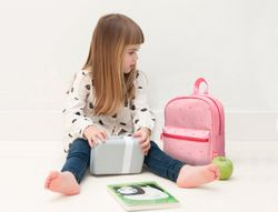 Cartera preescolar liderpapel mochila infantil diseño rosa 250x115x210 mm