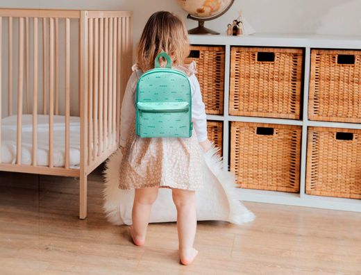 Cartera preescolar liderpapel mochila infantil diseño verde 250x115x210 mm