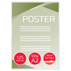 Carteras GBC DIN A2 (426X600) 2X125 micras (Caja 50)