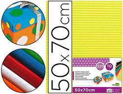 Carton Ondulado Liderpapel 50 X 70Cm 320G/M2 Amarillo