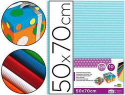 Carton Ondulado Liderpapel 50 X 70Cm 320G/M2 Celeste