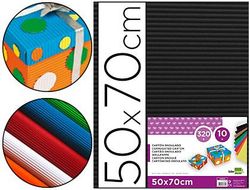 Carton Ondulado Liderpapel 50 X 70Cm 320G/M2 Negro