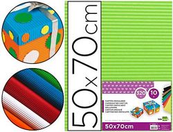 Carton Ondulado Liderpapel 50 X 70Cm 320G/M2 Verde Pistacho