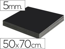 Carton Pluma Liderpapel Negro Doble Cara 50X70 cm Espesor 5 Mm