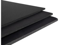 Carton Pluma Liderpapel Negro Doble Cara 50X70 cm Espesor 5 Mm